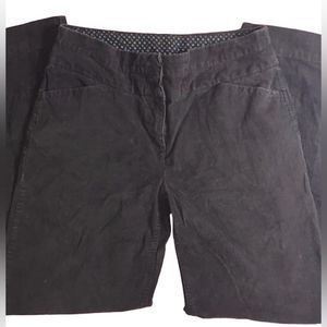 Style & Co. Straight Leg Black Hook Closure Distressed Denim Pants Size 10